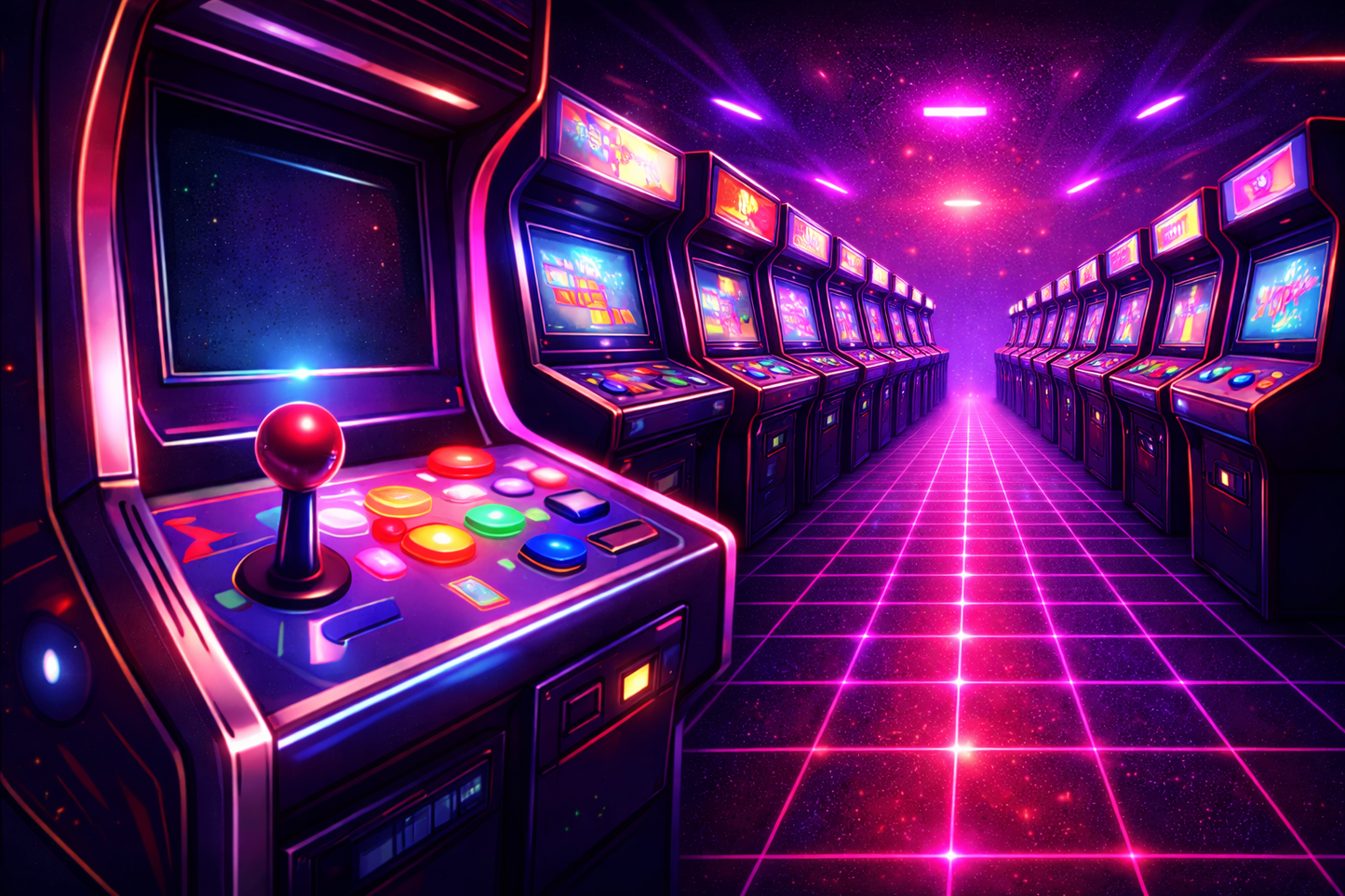 Retro Arcade Wallpaper Pack